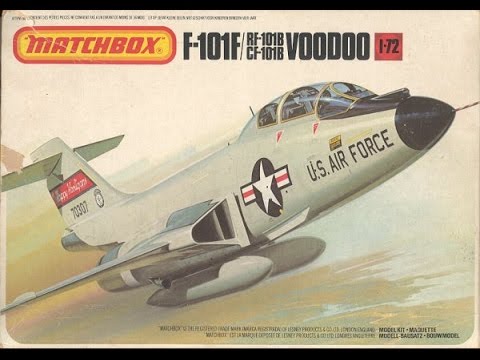 Matchbox 1/72 RF-101b Voodoo- "Full Build + Final Reveal" Video (1.15.17)