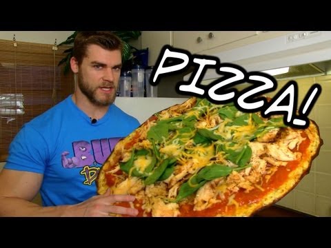 Healthy Pizza Recipe - How to make a Low Carb, High Protein Pizza - UCKf0UqBiCQI4Ol0To9V0pKQ