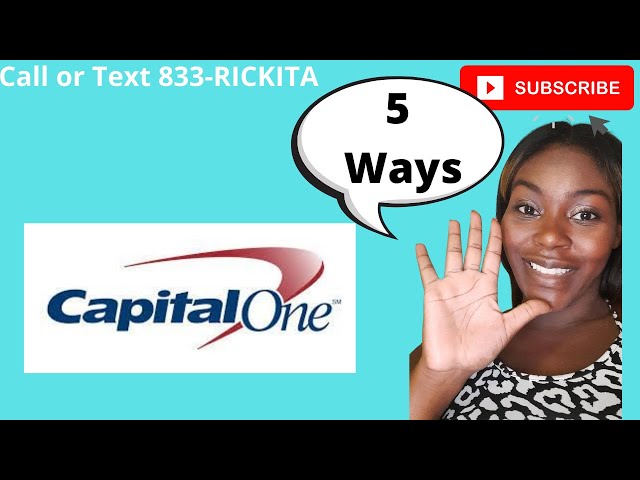 How to Pay for Your Capital One Credit Card