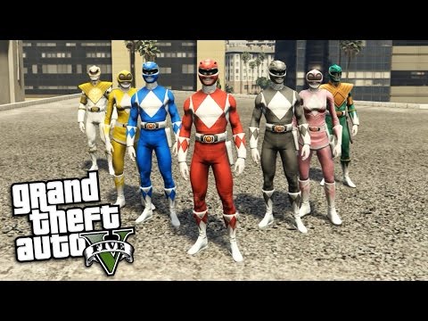 GTA 5 Mods - POWER RANGERS MOD w/ WEAPONS (GTA 5 Mods Gameplay) - UCOrd4AWNd6lOgv0UWv84H2g