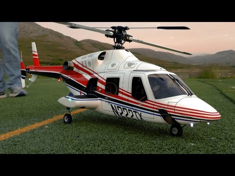 Rc Scale 50 size Bell Helicopter - Clody evening with Crash And A Crazy Taxi - UCz3LjbB8ECrHr5_gy3MHnFw