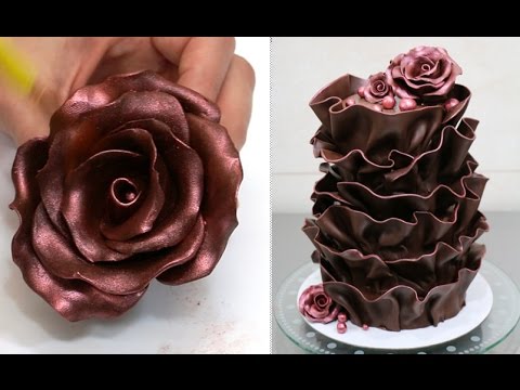 Decorating with Modeling CHOCOLATE Decorar con Chocolate Moldeable by Cakes StepbyStep - UCjA7GKp_yxbtw896DCpLHmQ