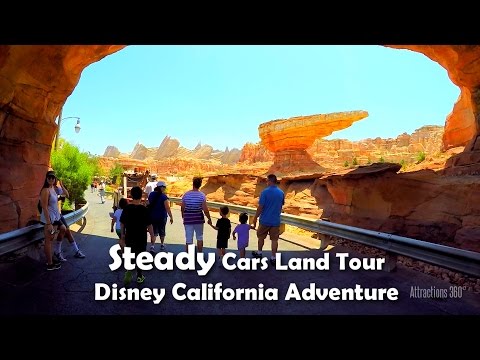 [HD] Full Steady Tour of Cars Land at Disney California Adventure 2016 - UCbDGvfJHf0r_WjS9voB8POA