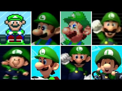 Evolution of Luigi Characters in Mario Kart Games (1992-2017) - UCg_j7kndWLFZEg4yCqUWPCA