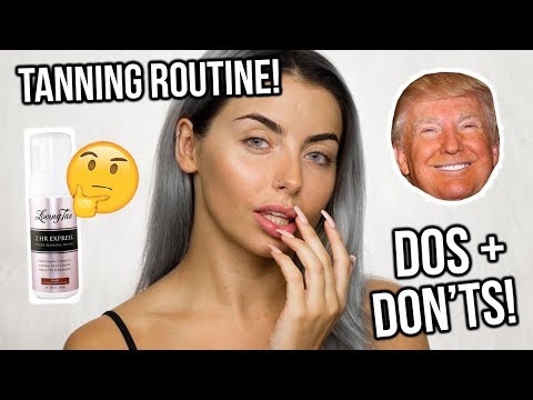 MY FAKE TANNING ROUTINE! HOW TO GET THE PERFECT TAN / TIPS + TRICKS - UCeOYFSJpQT27y3V6faZNC2g