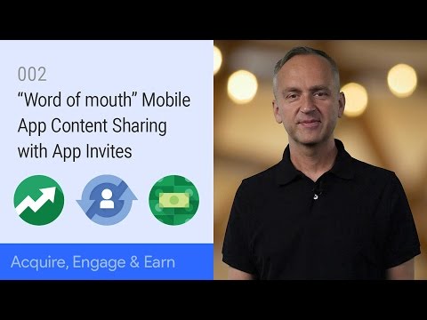 “Word of mouth” Mobile App Content Sharing with App Invites - UC_x5XG1OV2P6uZZ5FSM9Ttw