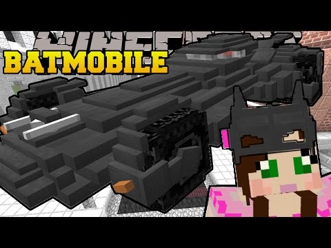 Minecraft: THE BATMOBILE (DRIVE THE COOLEST CAR EVER!) Custom Command - UCpGdL9Sn3Q5YWUH2DVUW1Ug