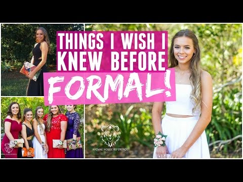 THINGS I WISH I KNEW BEFORE FORMAL/PROM! + PHOTOS!