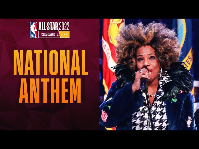 The National Anthem at the NBA All Star Game in 2022