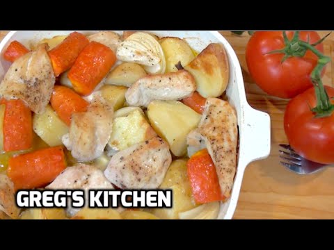 HOW TO COOK ROAST CHICKEN AND VEGETABLES - Greg's Kitchen - UCGXHiIMcPZ9IQNwmJOv12dQ