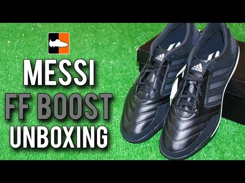 adidas Messi FreeFootball Boost Unboxing - Lionel Messi's Signature Indoor Boot Range - UCs7sNio5rN3RvWuvKvc4Xtg