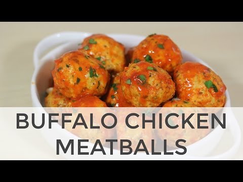 Blue Cheese Stuffed (Crock Pot!) Buffalo Chicken Meatballs | Clean & Delicious - UCj0V0aG4LcdHmdPJ7aTtSCQ