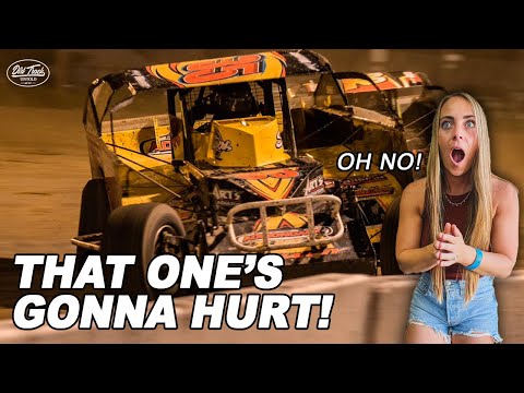 It's Not Over Until The Checkered Falls! Leading Laps At Airborne Speedway - dirt track racing video image