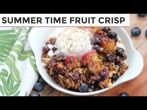 GLUTEN FREE + VEGAN FRUIT CRISP | MANGO BLUEBERRY + GINGER - UCj0V0aG4LcdHmdPJ7aTtSCQ