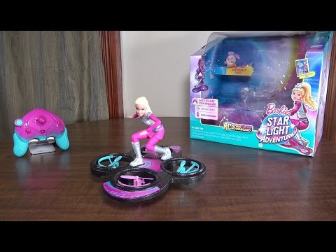 Barbie Star Light Adventure - RC Flying Hoverboard - Review and Flight - UCe7miXM-dRJs9nqaJ_7-Qww