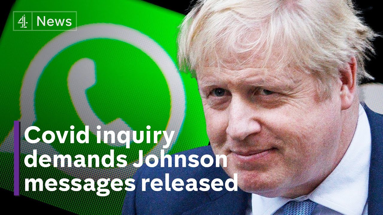 Hand over Boris Johnson messages or face legal action government told