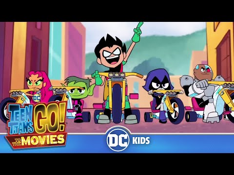 Teen Titans GO! To The Movies Exclusive Clip | Time Cycles | DC Kids - UCyu8StPfZWapR6rfW_JgqcA