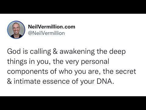 I Am Calling To The Very Deep Components Of Who You Are - Daily Prophetic Word