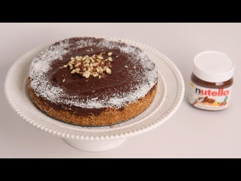 No Bake Nutella Cheesecake Recipe - Laura Vitale - Laura in the Kitchen Episode 500 - UCNbngWUqL2eqRw12yAwcICg