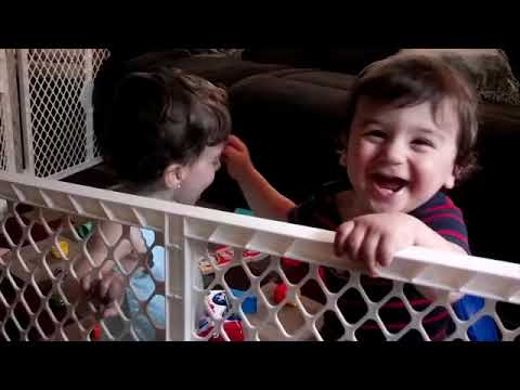 Funniest Twins Babies Playing Together Moments Cute Twins Baby Video