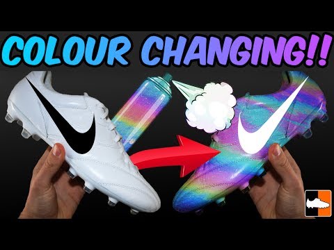 Unbelievable Nike Boot!! Custom Colour Changing Soccer Cleats - UCs7sNio5rN3RvWuvKvc4Xtg