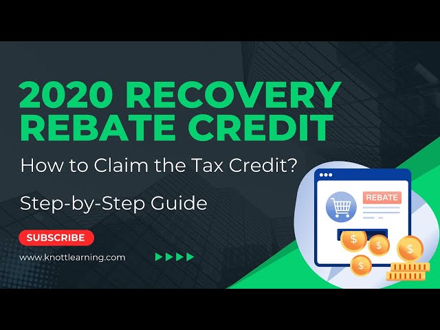 What Is the Recovery Rebate Credit for 2020?