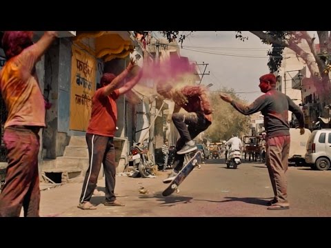 The Rajput Ride: Skating the Indian Holi Festival | Part 1 - UCblfuW_4rakIf2h6aqANefA