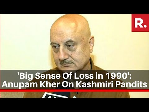 Video - Anupam Kher Details Kashmiri Pandit Exodus Of 1990 While Addressing An Event In New Jersey