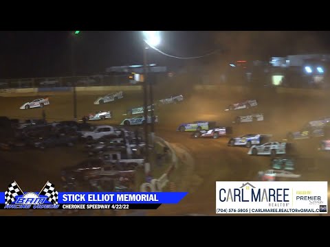 Carolina Clash Super Late Model Feature - Cherokee Speedway 4/22/23 - dirt track racing video image