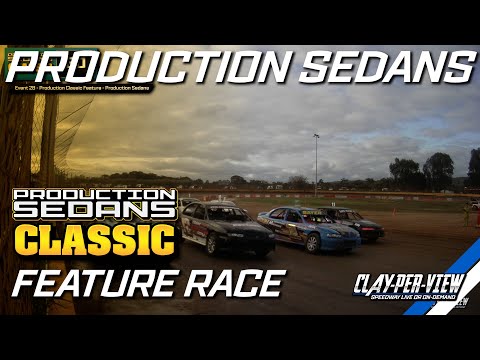 Production Sedans | Classic - Ellenbrook - 1st Sept 2024 | Clay-Per-View - dirt track racing video image