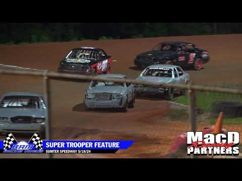 Super Trooper Feature - Sumter Speedway 5/18/24 - dirt track racing video image