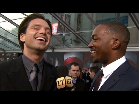 Anthony Mackie Crashes ET Interview, Becomes Correspondent at 'Captain America' Premiere - UCdtXPiqI2cLorKaPrfpKc4g