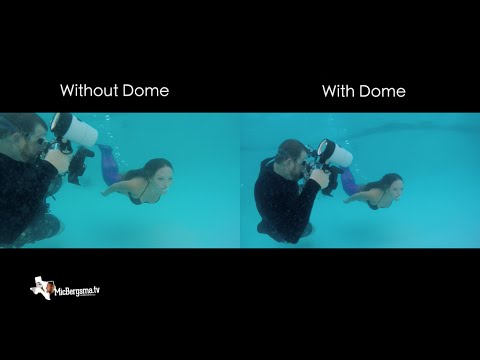 GoPro Underwater Dome / no Dome Comparison - GoPro Tip #510 - UCTs-d2DgyuJVRICivxe2Ktg