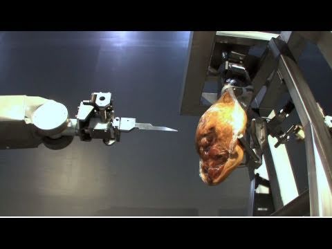 Automatic Ham Boning Robot - Mayekawa HAMDAS-R : DigInfo - UCOHoBDJhP2cpYAI8YKroFbA