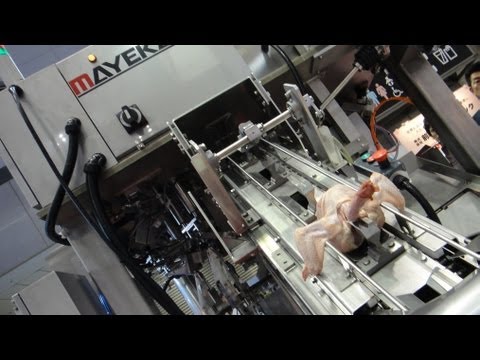 Automatic Chicken Breast Deboning Robot #DigInfo - UCOHoBDJhP2cpYAI8YKroFbA