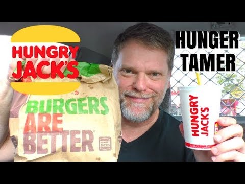 Hungry Jacks Hunger Tamers Bacon Deluxe Review - Greg's Kitchen Mukbang - UCGXHiIMcPZ9IQNwmJOv12dQ