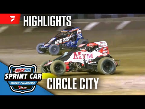 𝑯𝑰𝑮𝑯𝑳𝑰𝑮𝑯𝑻𝑺: USAC AMSOIL National Sprint Cars | Circle City Raceway | September 12, 2025 - dirt track racing video image