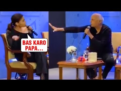 Video - OMG Bollywood - Alia Bhatt IRRITATED, Shouts At Her Father Mahesh Bhatt At Shaheen Bhatt's Book Launch #India