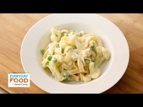 Fettuccini Alfredo with Cauliflower and Peas - Everyday Food with Sarah Carey - UCl0kP-Cfe-GGic7Ilnk-u_Q