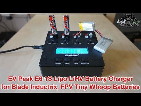 EV Peak E6 Smart Battery Charger for Inductrix FPV Whoop Batteries - UCsFctXdFnbeoKpLefdEloEQ