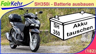Sostituzione batteria HONDA SH 350