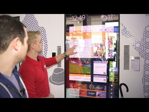 LG Mirror and Transparent Displays First Look - CES 2014 - UCR0AnNR7sViH3TWMJl5jyxw