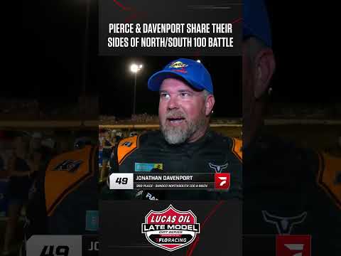 😲 Bobby Pierce and Jonathan Davenport explain their sides following their wild #NorthSouth100 battle - dirt track racing video image
