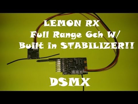Lemon Stabilized 6 channel DSMX RX - UCecE6SjYRmZHqScnmFcl5MA