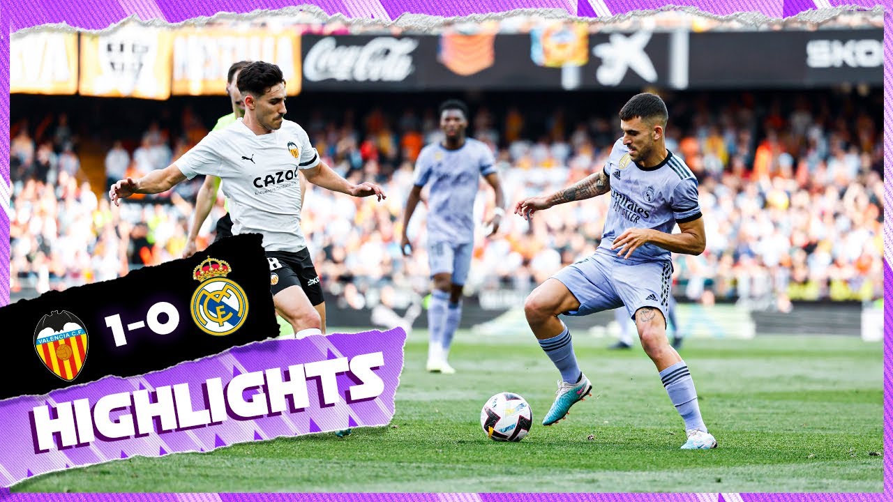 Valencia 1-0 Real Madrid | HIGHLIGHTS | LaLiga 2022/23