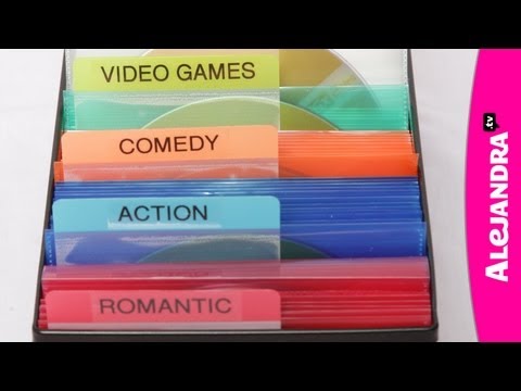 DVD Organization: How to Organize CDs & Media - UCcvu0uB6SzugED_5FEC7Z0Q