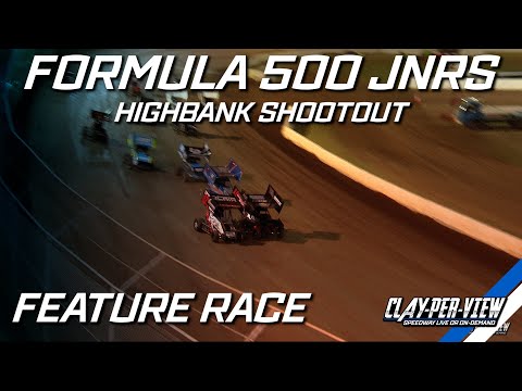 Formula 500 Juniors | Highbank Shootout - Toowoomba - 8th Feb 2025 | Clay-Per-View - dirt track racing video image