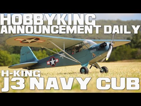 H-King J3 Navy Cub - HobbyKing Announcement Daily - UCkNMDHVq-_6aJEh2uRBbRmw