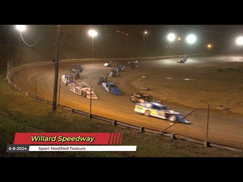 Willard Speedway - Sports Modified Feature - 6/9/2024 - dirt track racing video image