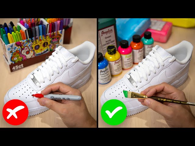 How to Paint Tennis Shoes the Right Way